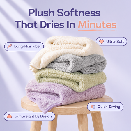 Plush Towels Complete Set