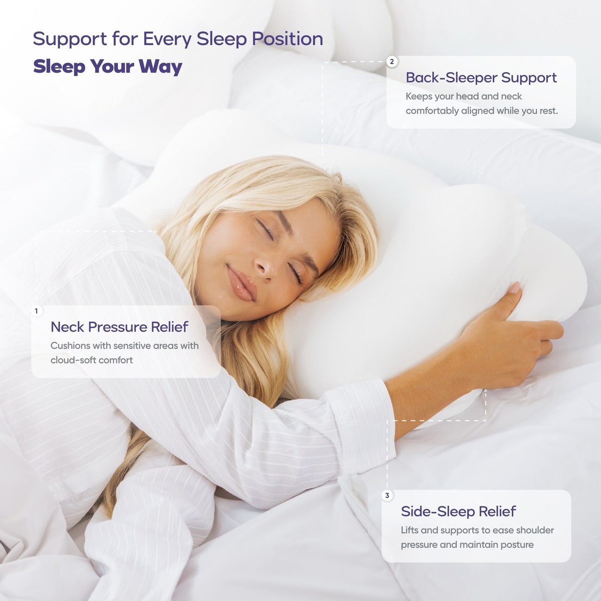 stelleae Ergonomic Pillow