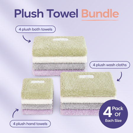 Plush Towels Complete Set