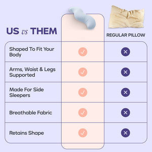 stelleae Cooling Body Pillow