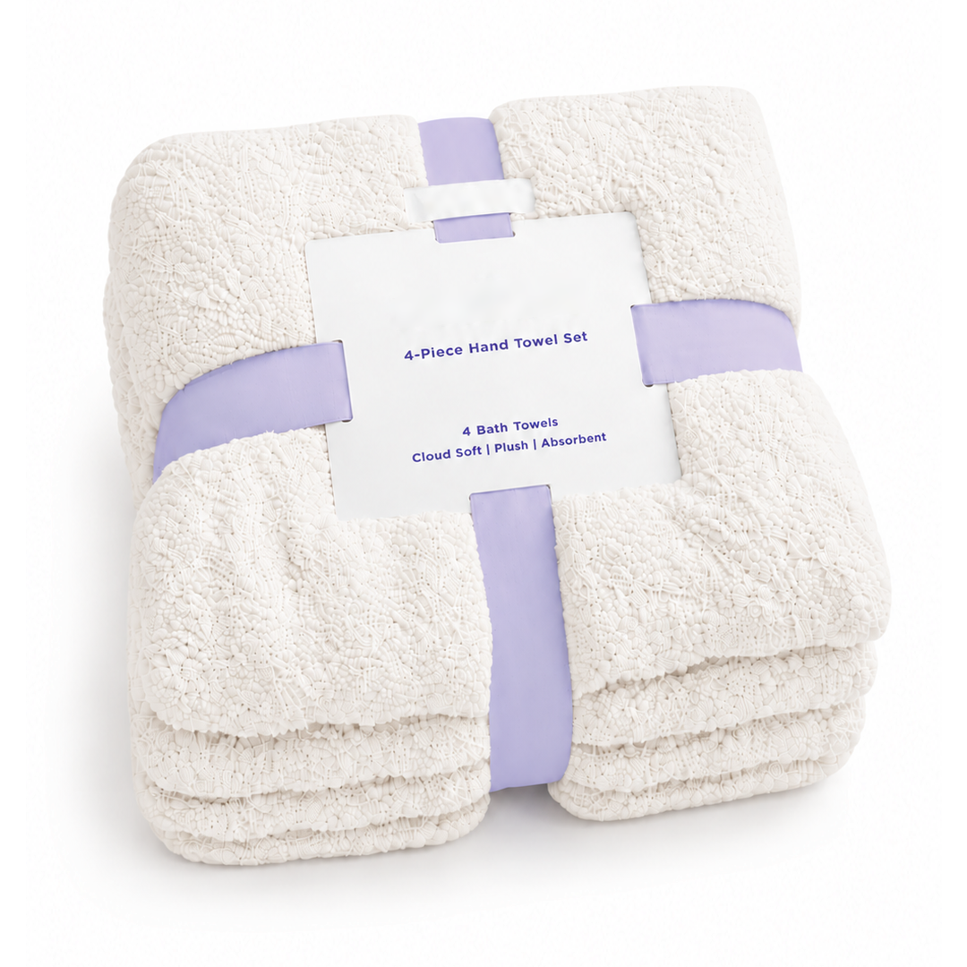 Bubble Hand Towels (4-Pack)